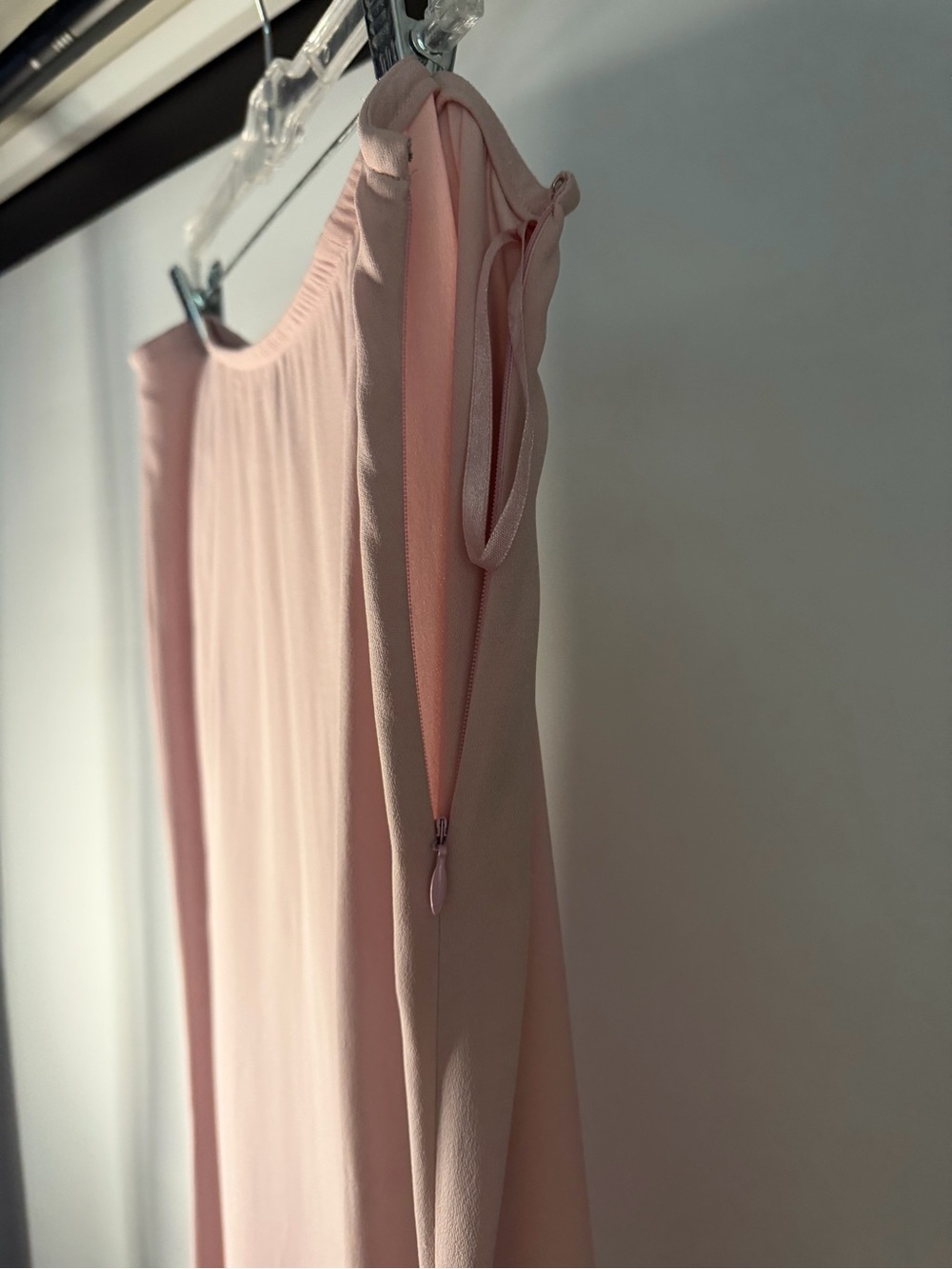 Eileen Fisher Blush Pink Maxi Slip Skirt - Picture 4 of 6